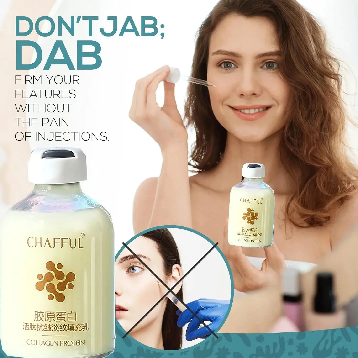 Collagen Face Serum skincare Facial Essence Liquid Firming Moisturizing Nourishing Facial Serum Skin Care - Femlinza