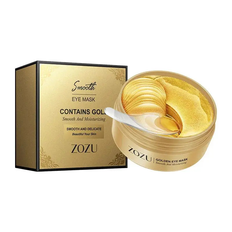 60pcs Avocado Golden Collagen Eye Mask Anti Dark Circles Removal Eye Bags Moisturizing Firming Eye Patches Skin Care Products - Femlinza