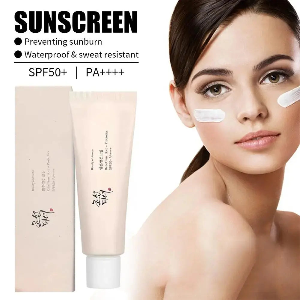 Anua Niacinamide Toner Rice Probiotic Sunscreen Lightweight Eye Cream Non-Greasy Essence Effective Sun Protection Skin Care - Femlinza