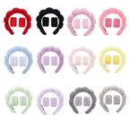 3pcs/lot women Sponge Spa Headband with Wristbands wrist wash band Ladies Wide Padded Headband Skin Care muñequeras skincare - Femlinza