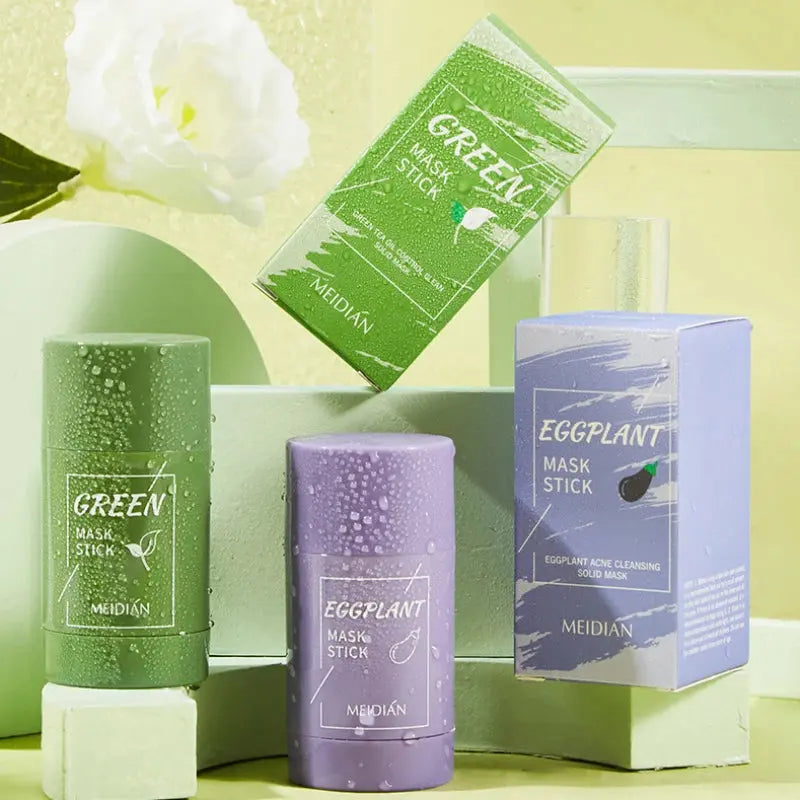 40g Green Tea Deep Cleansing Beauty Health Facial Mask Stick Pore Cleaner For Face Purifying Clay Blackhead Remover Skin Care - Femlinza