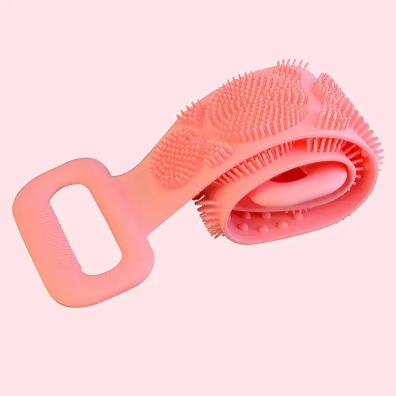 Body Sponge Silicone Brushes Bath Towels Scrubber Rubbing Back Peeling Massage Shower Belt Extended Skin Clean Brushes - Femlinza