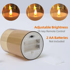 Flameless LED Candles with Remote – 3D Wick Battery Operated Set - Femlinza