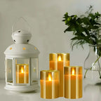 Flameless LED Candles with Remote – 3D Wick Battery Operated Set - Femlinza
