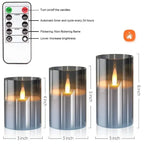 Flameless LED Candles with Remote – 3D Wick Battery Operated Set - Femlinza