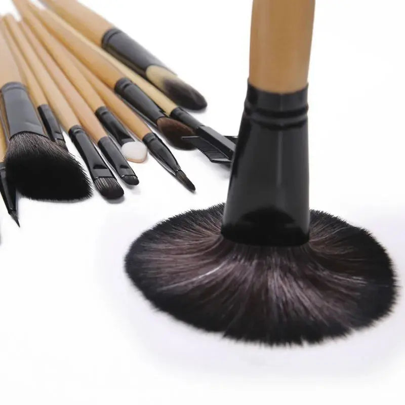 Gift Bag Of  24 pcs Makeup Brush Sets Professional Cosmetics Brushes Eyebrow Powder Foundation Shadows Pinceaux Make Up Tools - Femlinza