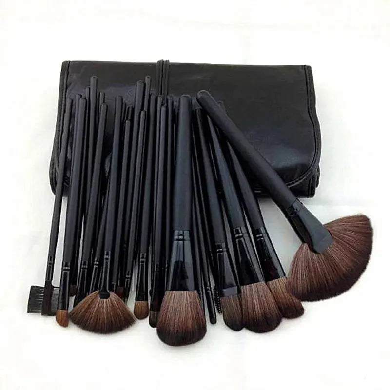 Gift Bag Of  24 pcs Makeup Brush Sets Professional Cosmetics Brushes Eyebrow Powder Foundation Shadows Pinceaux Make Up Tools - Femlinza