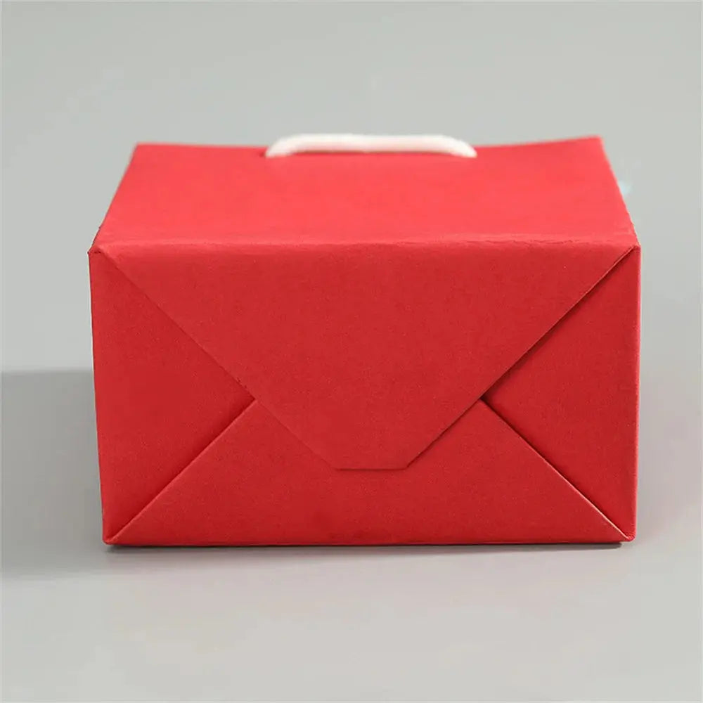 Gift Bags With Handles Paper Party Favor Handbag Bow Ribbon Jewelry Packing Birthday Wedding Graduation Celebration Present Wrap - Femlinza