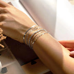 Gift Set Silver Bracelets for Women Trendy Sterling Silver Jewelry Set for Women Bracelets for Women Gold Jewelry set - Femlinza