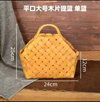 Gift Woven Flower Basket,decor Flower Basket Festival Wedding Birthday Creative Gift Woven Bag Hand Gift Basket Party Supplies - Femlinza