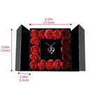Gifts for Women Jewelry Pendant Necklace /w Soap Eternal Rose Gift Box Mother's Day Necklace Jewelry Wedding Anniversary Gifts - Femlinza