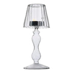 Glass Tealight Candle Holder – Elegant Decorative Lamp for Home & Weddings - Femlinza