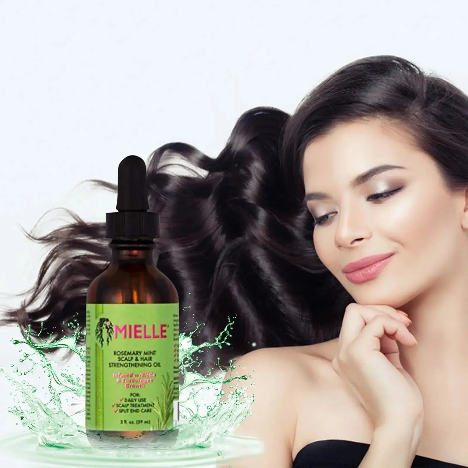 Hair Care Oil Double Curl Hair Oil Multifunctional Hair Oil Conditioning Oil to Prevent Dryness and Reduce Split Ends - Femlinza