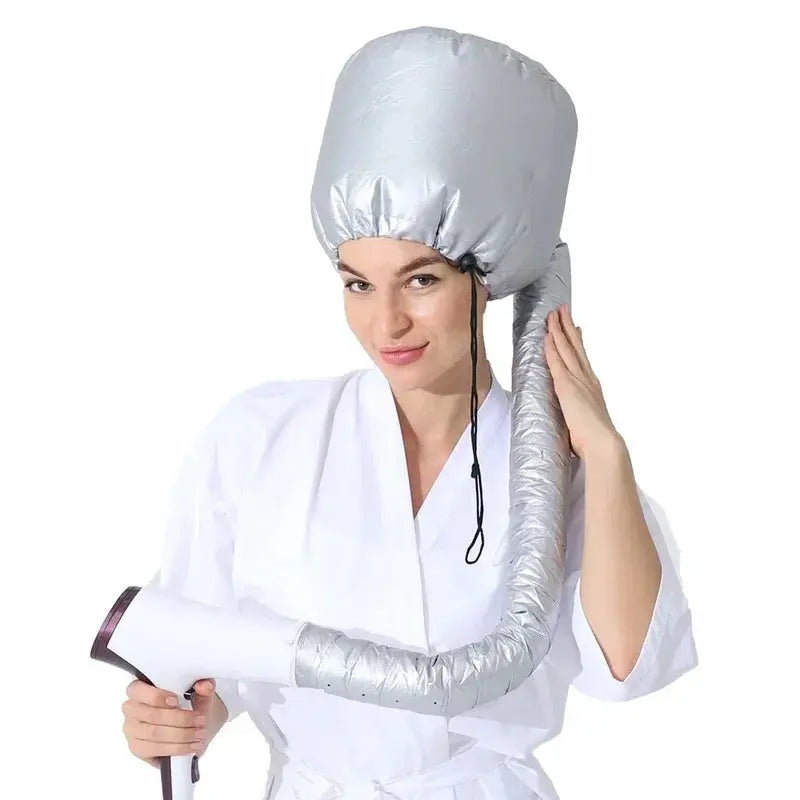 Hair Drying Cap Hair Dryer Caps Care Hair Perm and Dye Styling Warm Air Adjustable Drying Hood Home Hairdressing Salon Supply - Femlinza