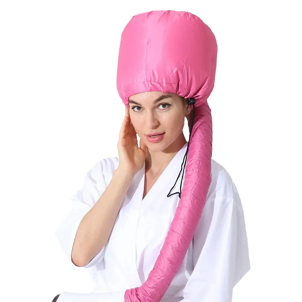Hair Drying Cap Hair Dryer Caps Care Hair Perm and Dye Styling Warm Air Adjustable Drying Hood Home Hairdressing Salon Supply - Femlinza