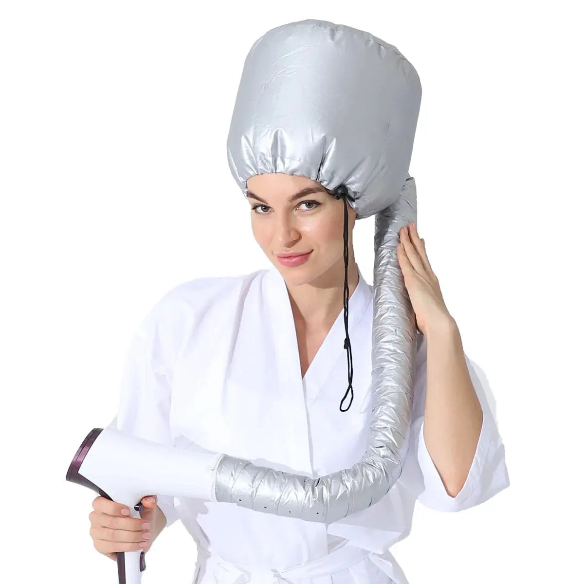 Hair Drying Cap Hair Dryer Caps Care Hair Perm and Dye Styling Warm Air Adjustable Drying Hood Home Hairdressing Salon Supply - Femlinza