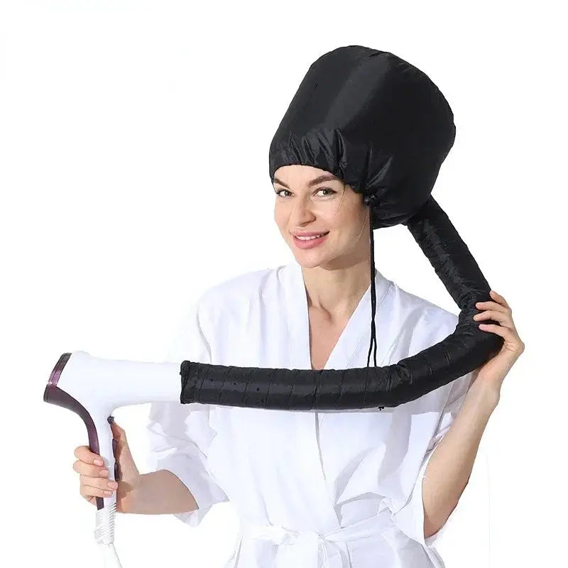 Hair Drying Cap Hair Dryer Caps Care Hair Perm and Dye Styling Warm Air Adjustable Drying Hood Home Hairdressing Salon Supply - Femlinza