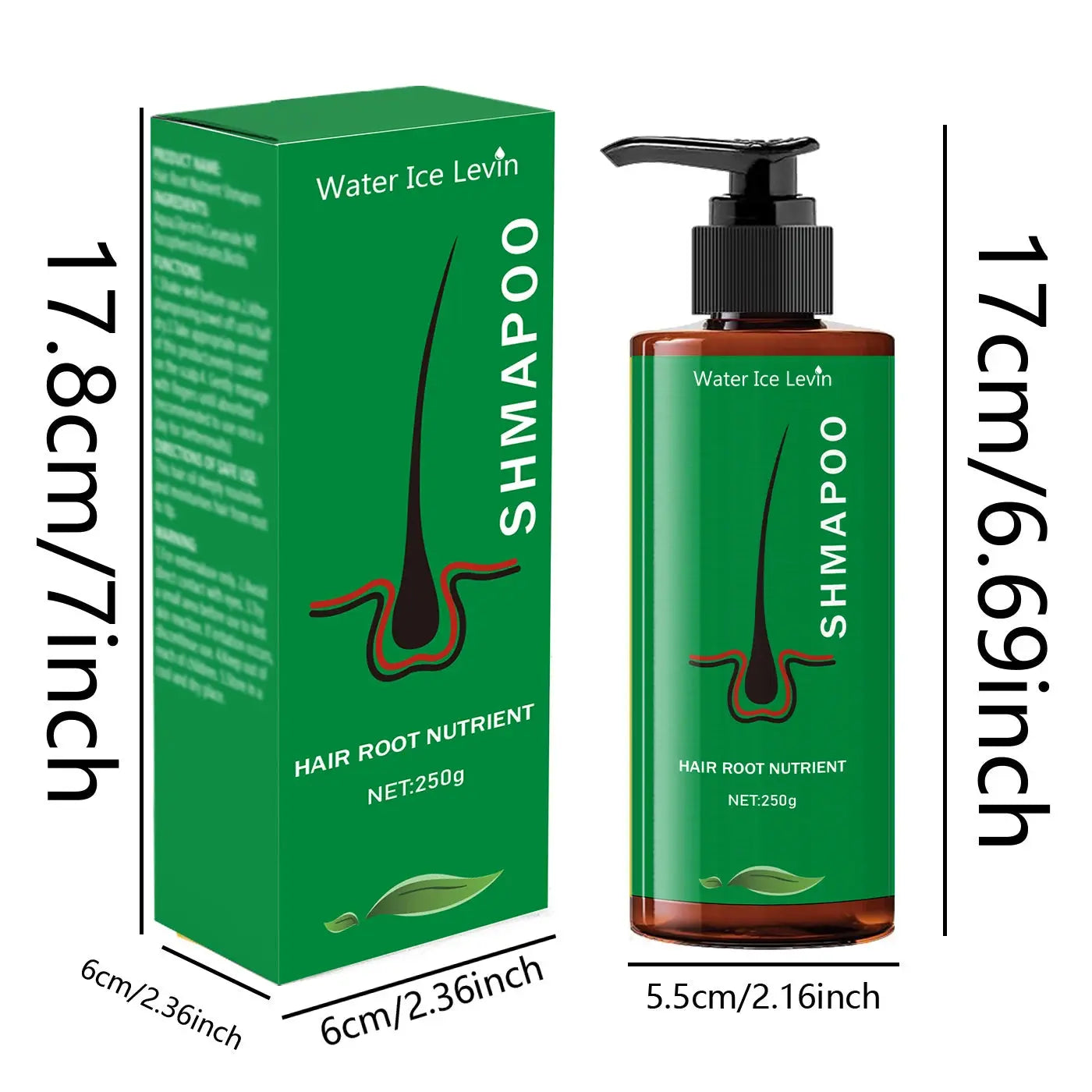 Hair Root Nutrient Peptide Protein Shampoo, Keratin and Biotin, 8.82 Oz, Deep Care for Dry, Frizzy and Damaged Hair, Moisturizing and Smoothing Formula, Suitable for Men and Women - Femlinza
