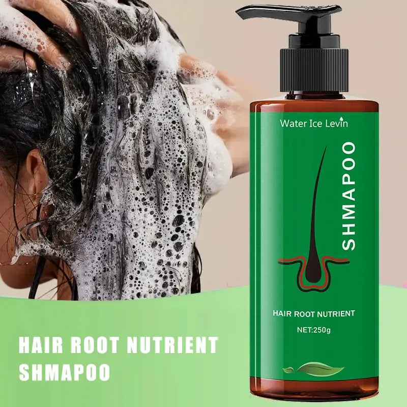 Hair Root Nutrient Peptide Protein Shampoo, Keratin and Biotin, 8.82 Oz, Deep Care for Dry, Frizzy and Damaged Hair, Moisturizing and Smoothing Formula, Suitable for Men and Women - Femlinza