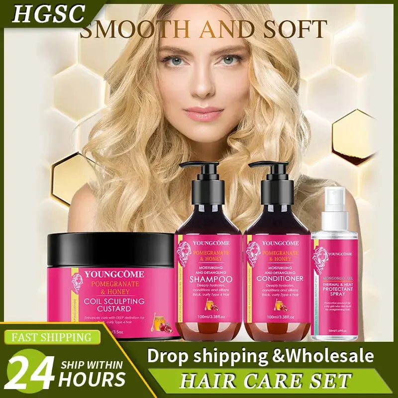 Hot Sales Hair Care Serie Shampoo Hair Mask Hair Oil Moisturizing Smoothing Softing Shiny Improving Frizz Gift/valentine Gift - Femlinza