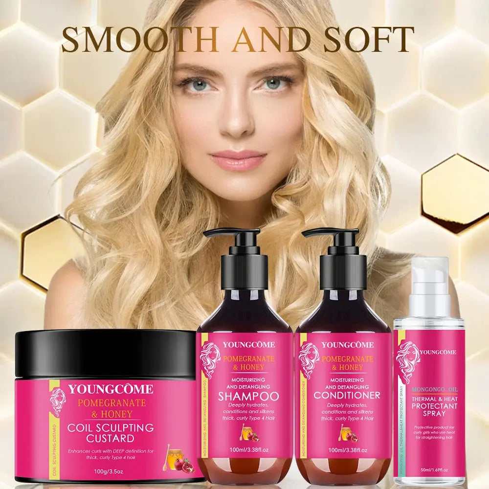 Hot Sales Hair Care Serie Shampoo Hair Mask Hair Oil Moisturizing Smoothing Softing Shiny Improving Frizz Gift/valentine Gift - Femlinza