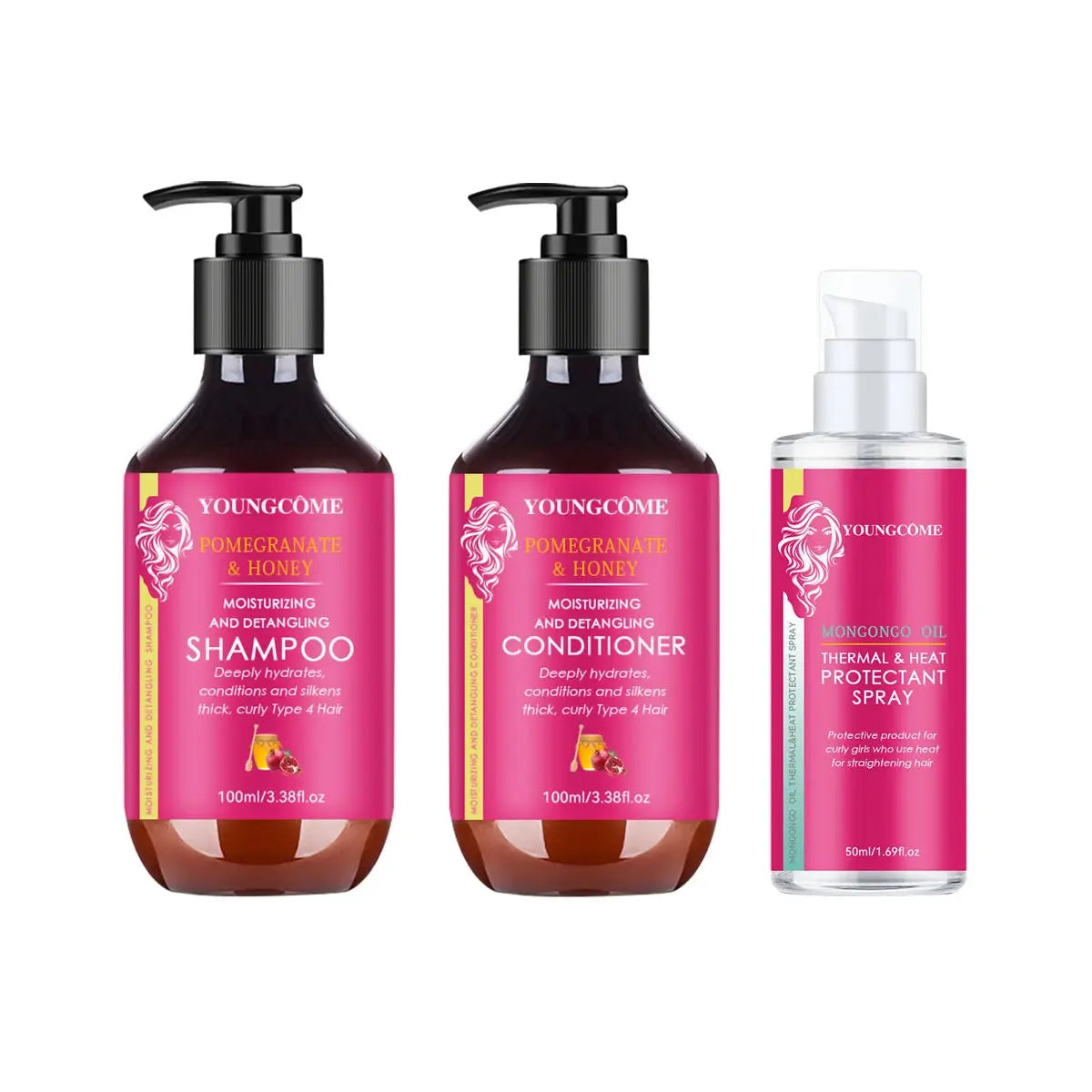 Hot Sales Hair Care Serie Shampoo Hair Mask Hair Oil Moisturizing Smoothing Softing Shiny Improving Frizz Gift/valentine Gift - Femlinza