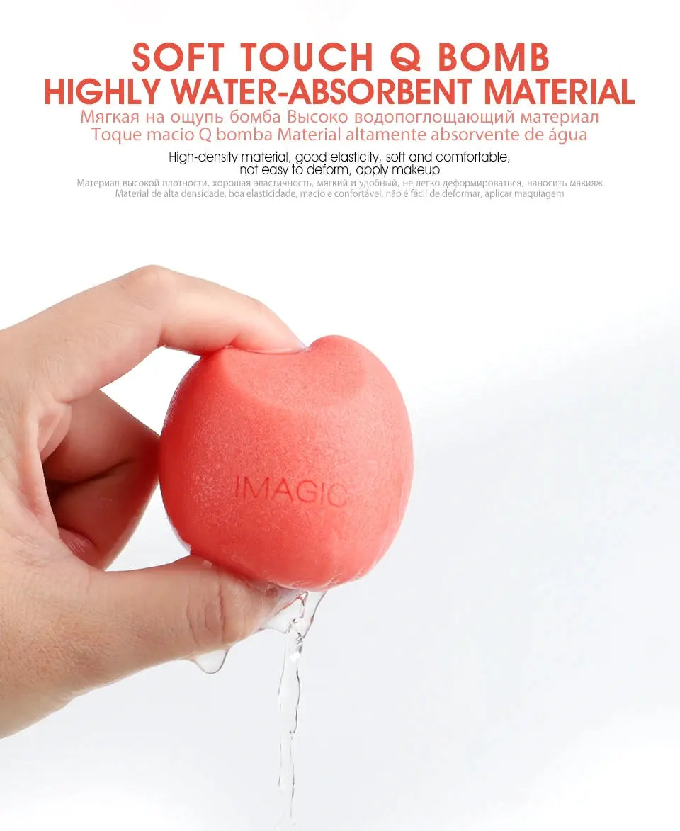 IMAGIC Beauty Sponge Face Wash Puff Gourd Water Drop Wet And Dry Makeup Tool - Femlinza