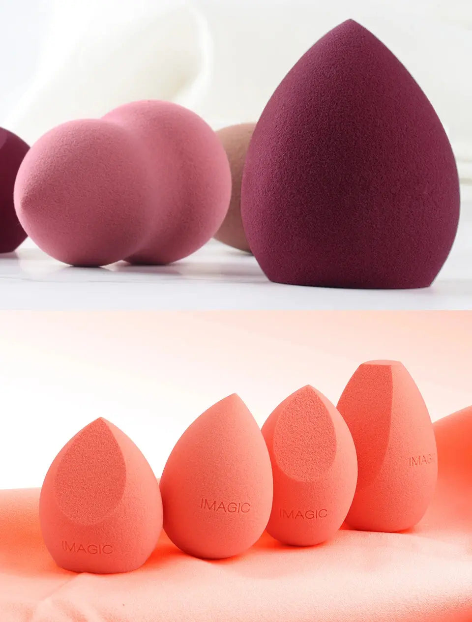 IMAGIC Beauty Sponge Face Wash Puff Gourd Water Drop Wet And Dry Makeup Tool - Femlinza