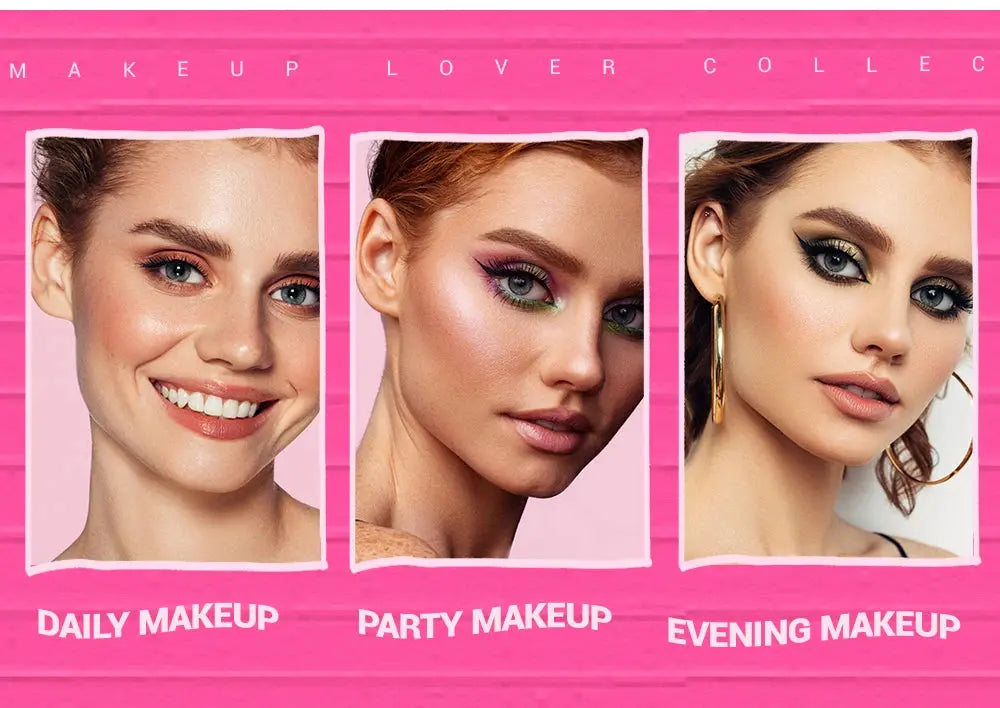 Jessup Pink Makeup Brushes Set 14pcs Make up Brushes Premium Vegan Foundation Blush Eyeshadow liner Powder Blending Brush,T495 - Femlinza