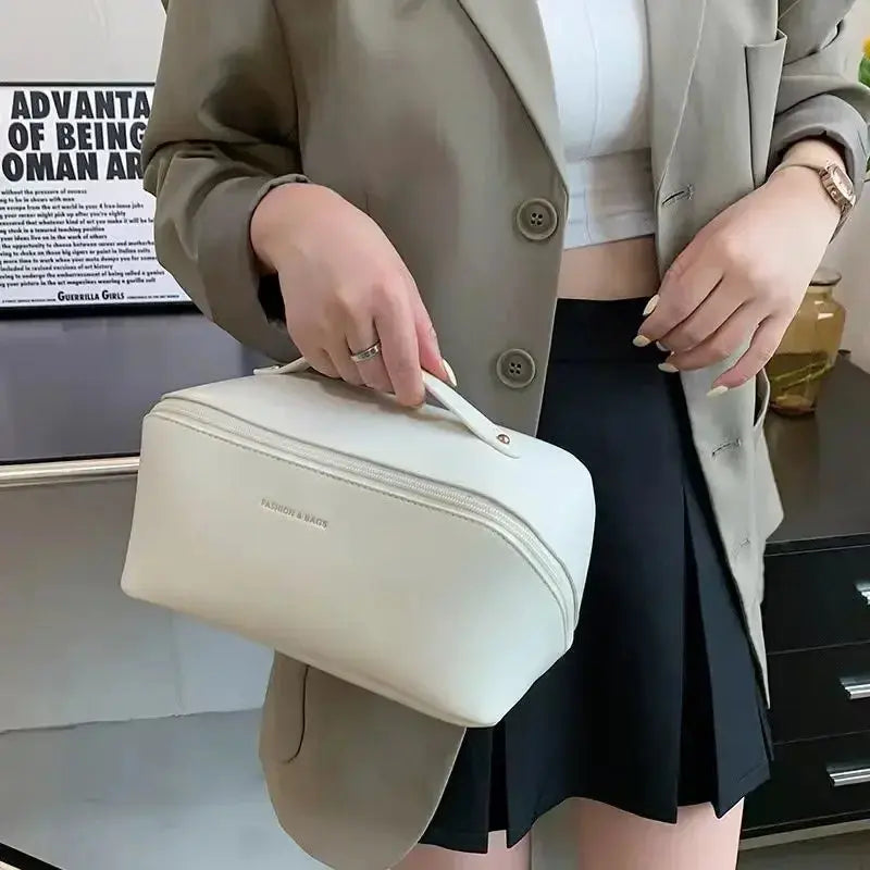 Large Capacity Travel Cosmetic Bag Multifunction Travel Cosmetic Bag Women Toiletries Organizer Female Storage Make Up Case Tool - Femlinza