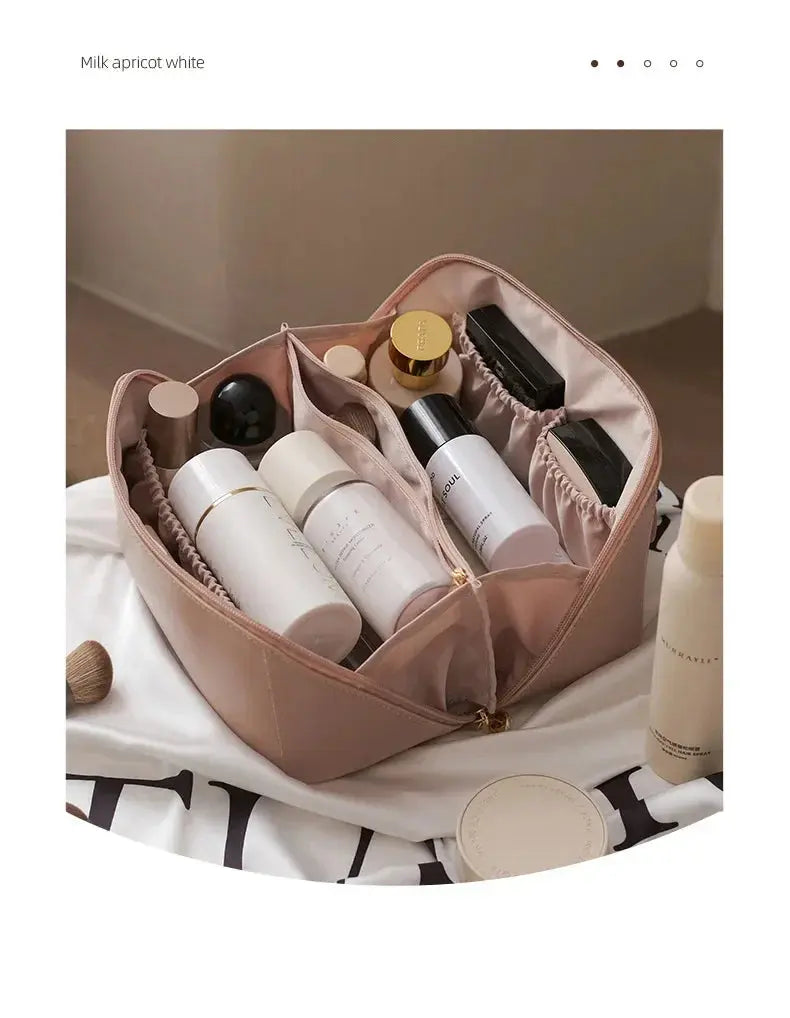 Large Capacity Travel Cosmetic Bag Multifunction Travel Cosmetic Bag Women Toiletries Organizer Female Storage Make Up Case Tool - Femlinza
