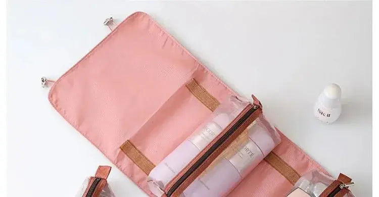 Large Capacity Travel Cosmetic Bag Multifunction Travel Cosmetic Bag Women Toiletries Organizer Female Storage Make Up Case Tool - Femlinza