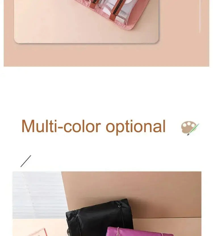 Large Capacity Travel Cosmetic Bag Multifunction Travel Cosmetic Bag Women Toiletries Organizer Female Storage Make Up Case Tool - Femlinza