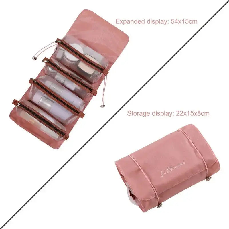 Large Capacity Travel Cosmetic Bag Multifunction Travel Cosmetic Bag Women Toiletries Organizer Female Storage Make Up Case Tool - Femlinza