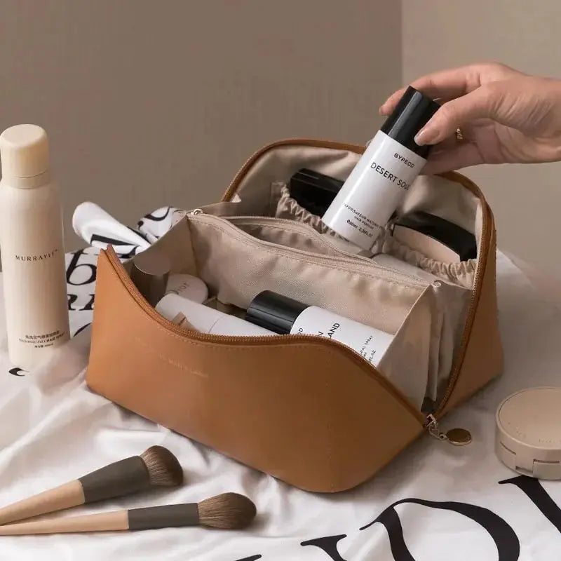 Large Capacity Travel Cosmetic Bag Multifunction Travel Cosmetic Bag Women Toiletries Organizer Female Storage Make Up Case Tool - Femlinza