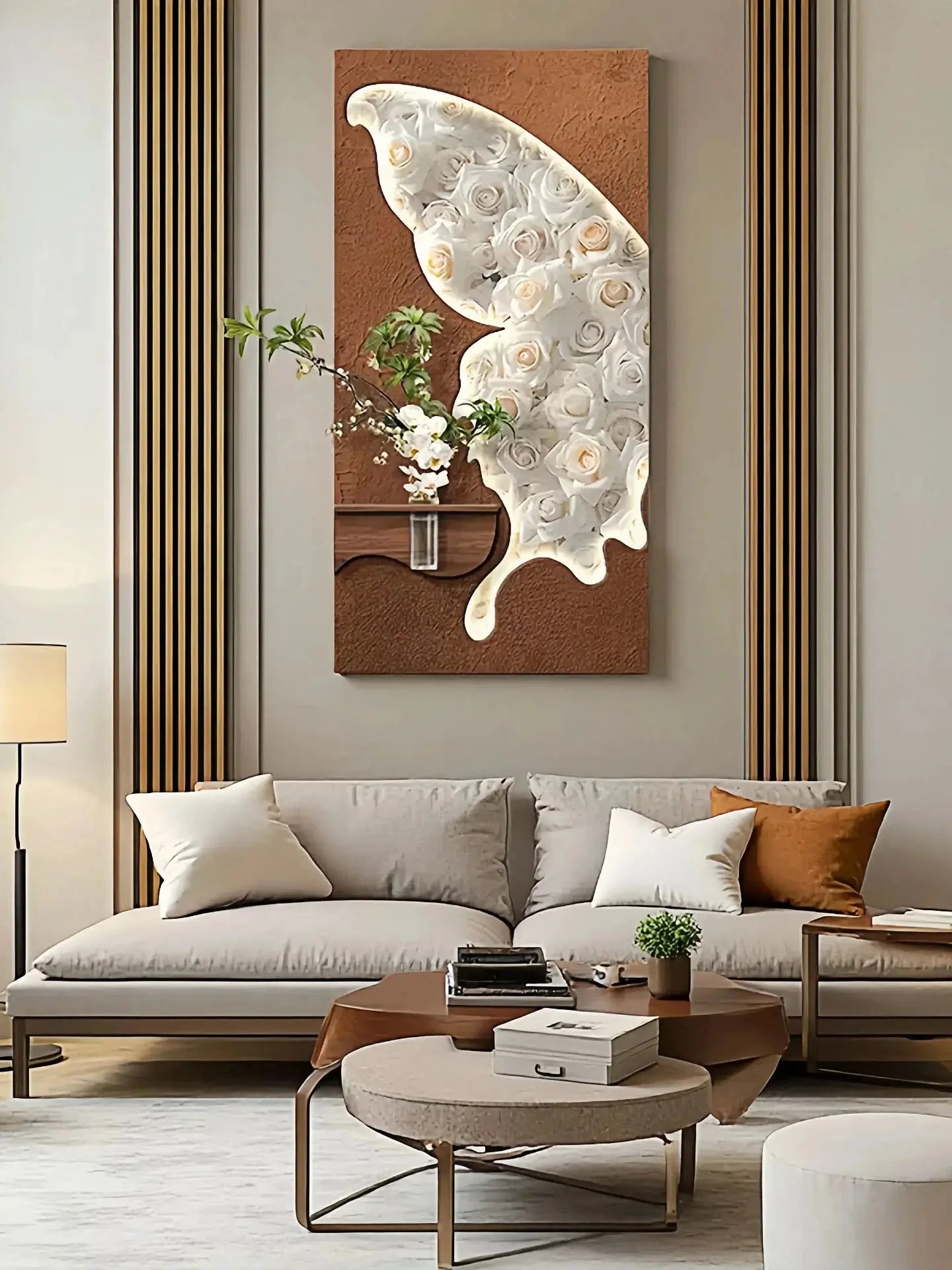 LED Wall Decorative Painting – Modern Living Room & Home Décor Light - Femlinza