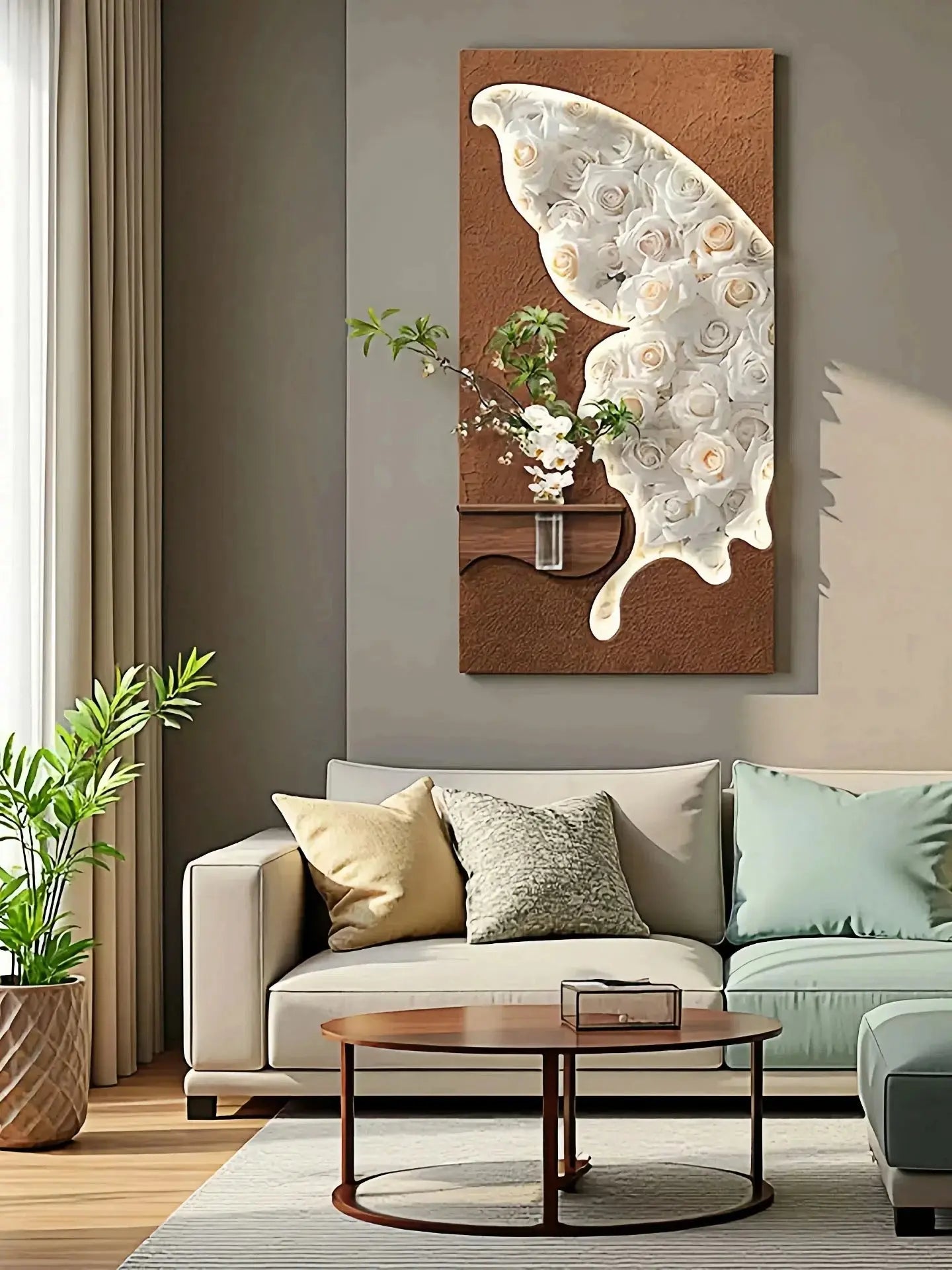 LED Wall Decorative Painting – Modern Living Room & Home Décor Light - Femlinza