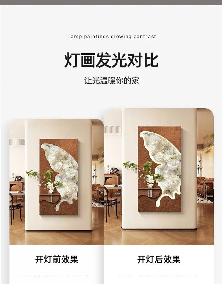 LED Wall Decorative Painting – Modern Living Room & Home Décor Light - Femlinza