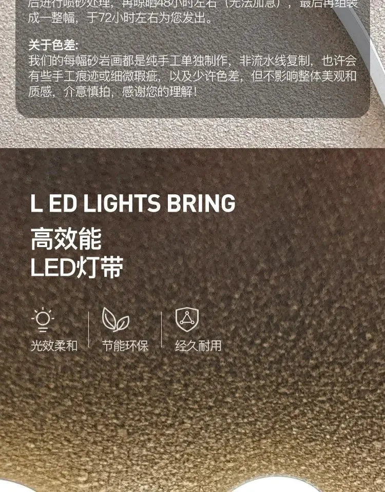 LED Wall Decorative Painting – Modern Living Room & Home Décor Light - Femlinza