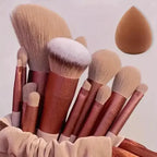 Makeup Brush Set Soft Fluffy Professiona Cosmetic Foundation Powder Eyeshadow Kabuki Blending Make Up Brush Beauty Tool Makeup - Femlinza