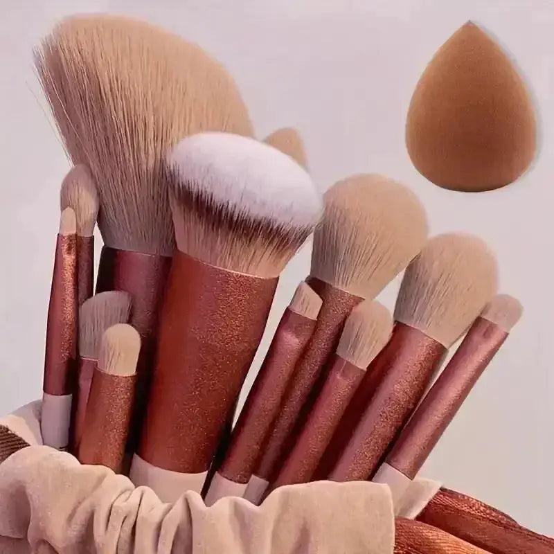 Makeup Brush Set Soft Fluffy Professiona Cosmetic Foundation Powder Eyeshadow Kabuki Blending Make Up Brush Beauty Tool Makeup - Femlinza