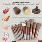 Makeup Brush Set Soft Fluffy Professiona Cosmetic Foundation Powder Eyeshadow Kabuki Blending Make Up Brush Beauty Tool Makeup - Femlinza