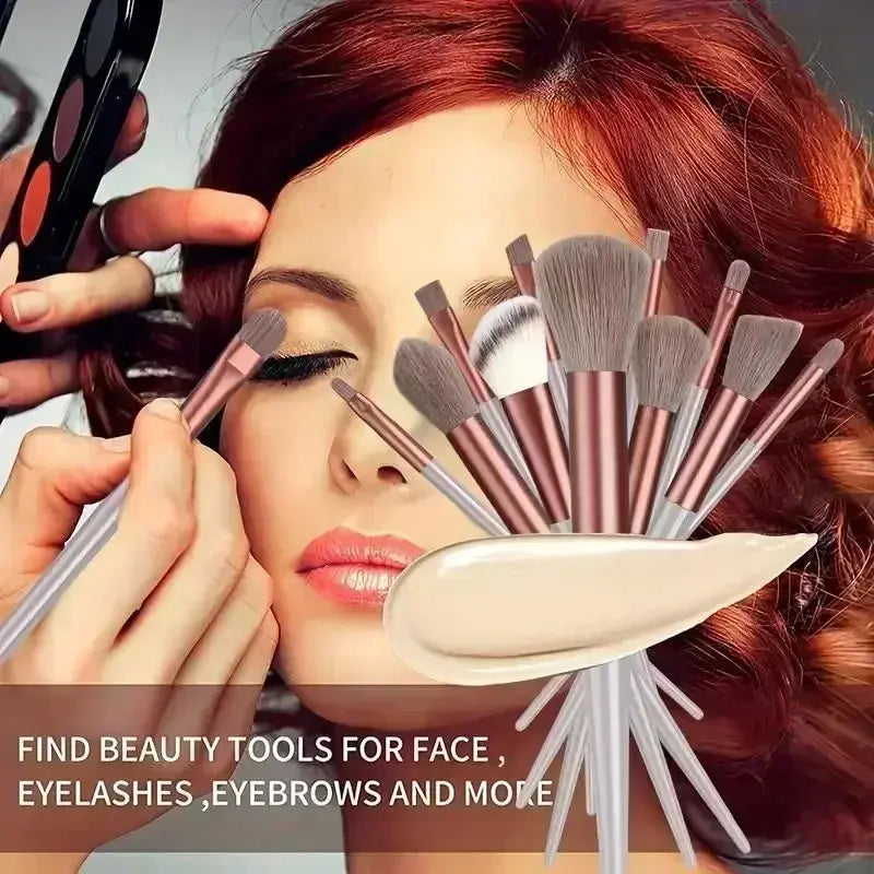 Makeup Brush Set Soft Fluffy Professiona Cosmetic Foundation Powder Eyeshadow Kabuki Blending Make Up Brush Beauty Tool Makeup - Femlinza