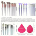Makeup Brush Set Soft Fluffy Professiona Cosmetic Foundation Powder Eyeshadow Kabuki Blending Make Up Brush Beauty Tool Makeup - Femlinza