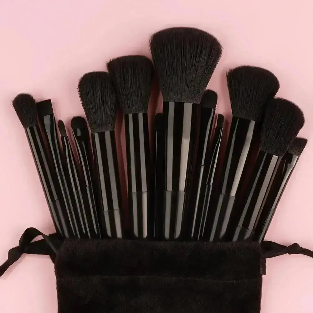 Makeup Brush Set Soft Fluffy Professiona Cosmetic Foundation Powder Eyeshadow Kabuki Blending Make Up Brush Beauty Tool Makeup - Femlinza