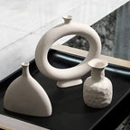 Modern Ceramic Art Vase – Minimalist Desktop & Home Decoration - Femlinza