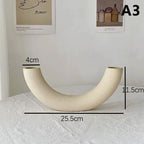 Modern Ceramic Art Vase – Minimalist Desktop & Home Decoration - Femlinza