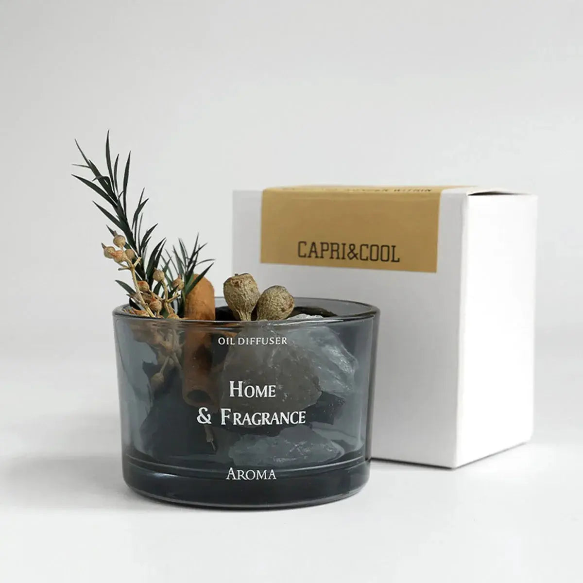 Natural Stone Essential Oil Diffuser – Crystal Aromatherapy Home Decor Set - Femlinza