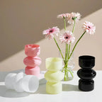Nordic Glass Flower Vase – Modern Desktop & Home Decoration - Femlinza