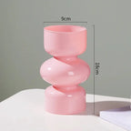Nordic Glass Flower Vase – Modern Desktop & Home Decoration - Femlinza